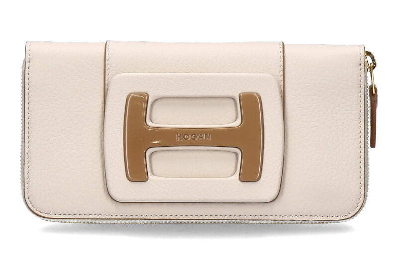 Hogan Portemonnaie CONTINENTAL ZIP AROUND BEIGE