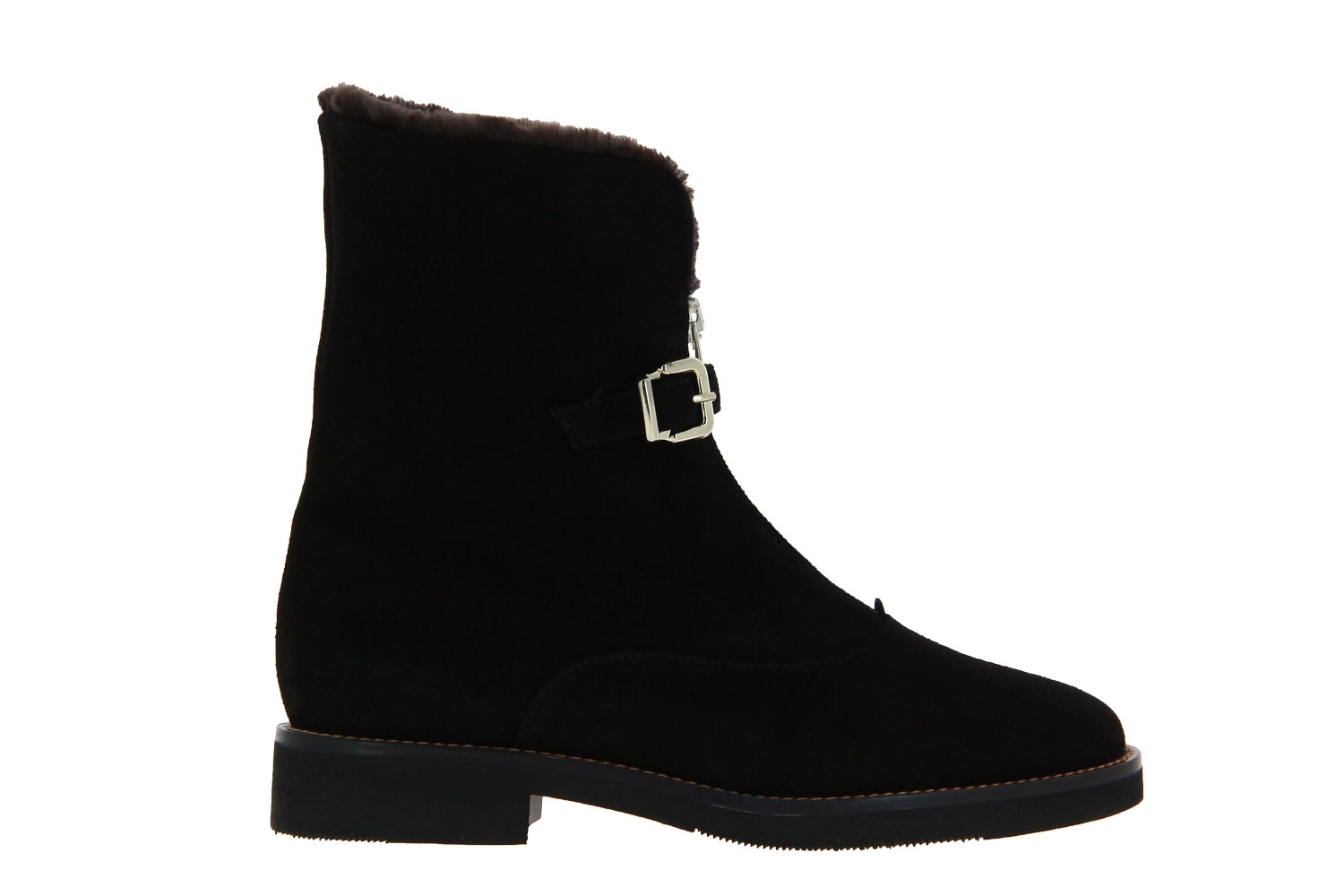 Trumans Stiefelette gefüttert Camoscio Nero (36½)
