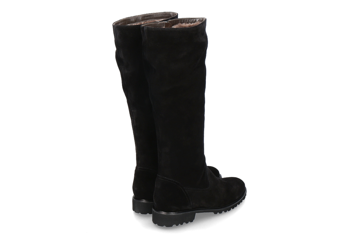 Brunate Stiefel gefüttert TANK SOFTY CAMOSCIO- nero_264000133_2