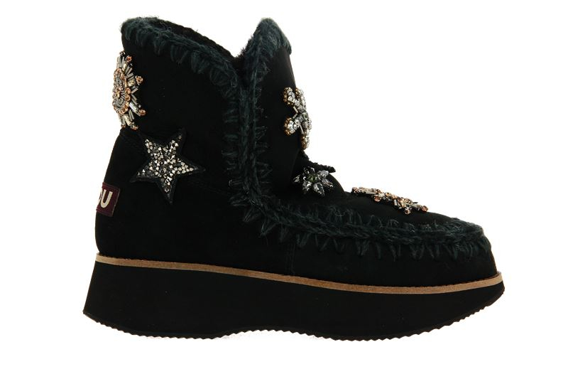 mou Boots RUNNING ESKIMO 18 STAR PATCHES BLACK (41)