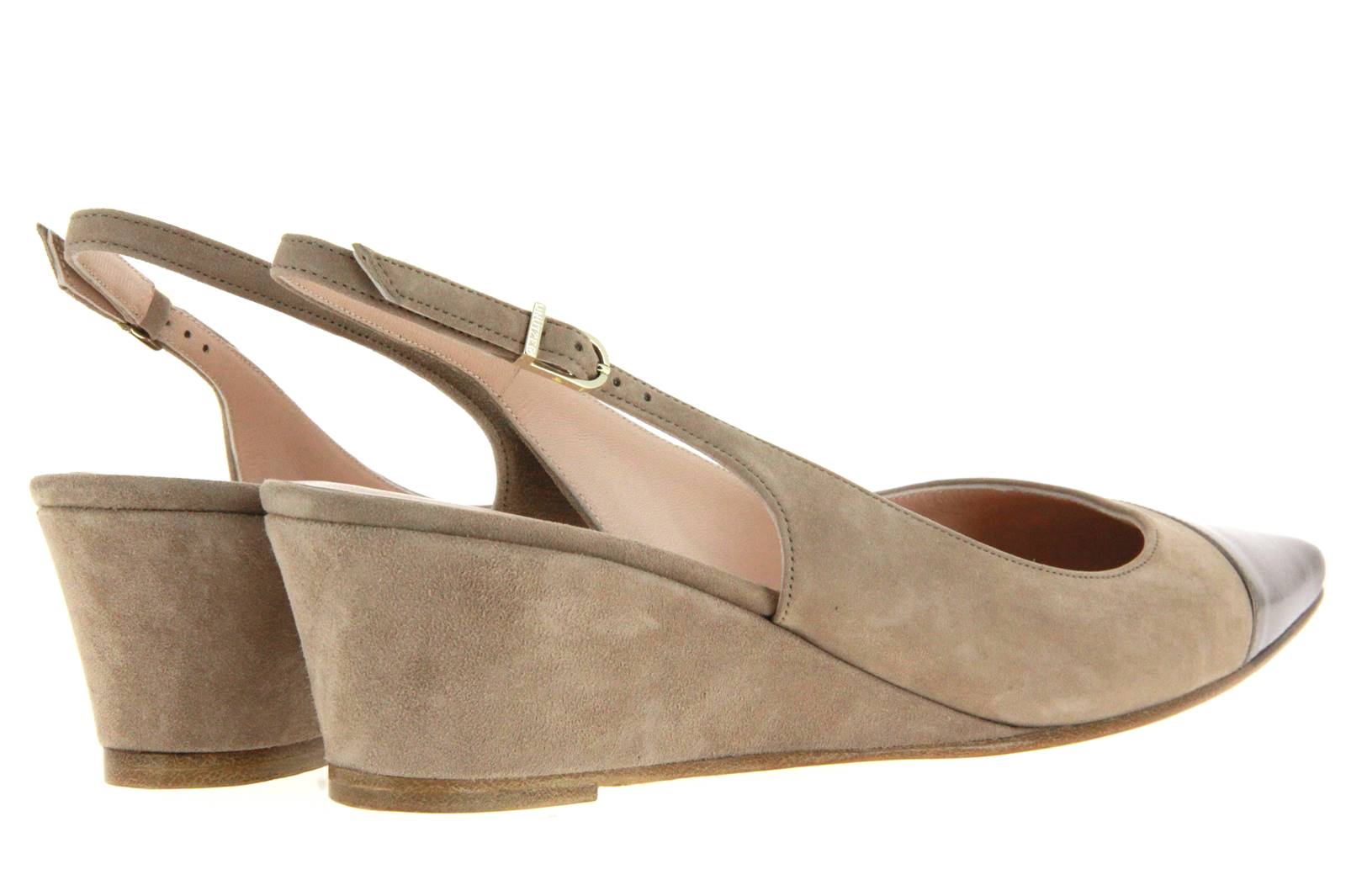Unützer Slingpumps CAMOSCIO BEIGE LACK ORO (37 )