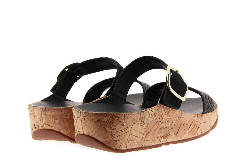 Fitflop Pantolette STACK SLIDE BLACK (40)