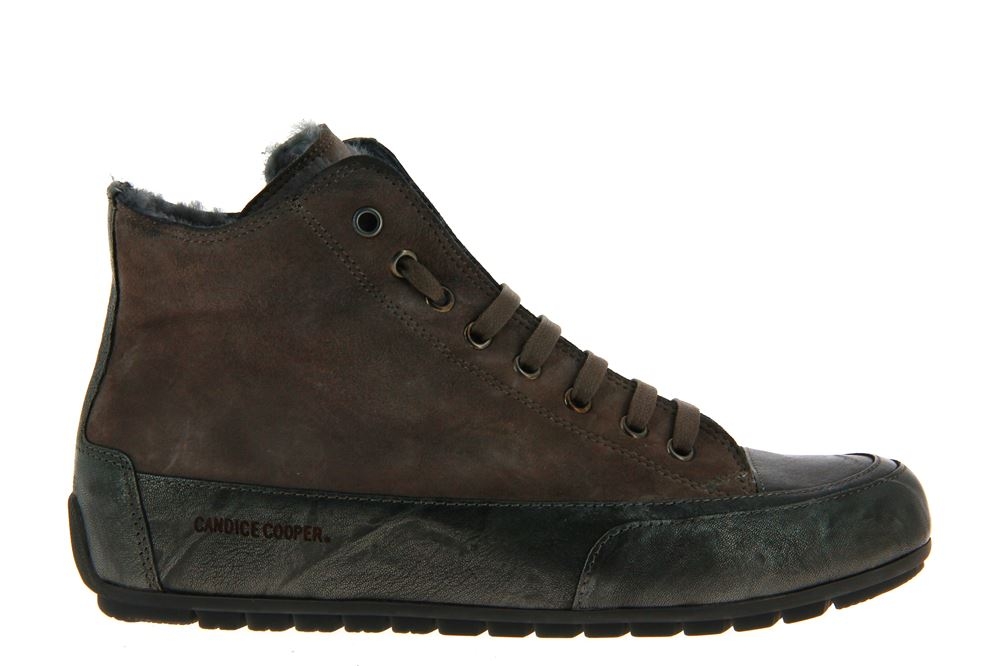 Candice Cooper Sneaker gefüttert PLUS SHEARLING CAMOSCIO OLMO (37 )