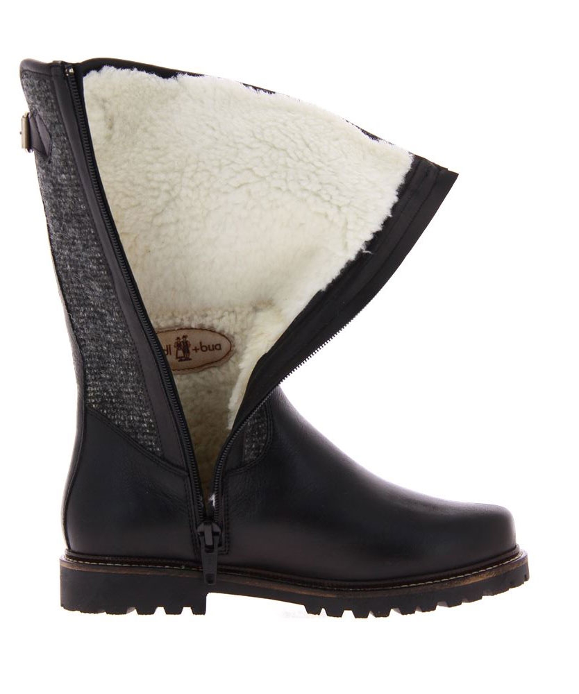 Dirndl + Bua Stiefel gefüttert PANIOLO LODEN SCHWARZ GRAU (42) Dirndl + Bua Stiefel gefüttert PANIOLO LODEN SCHWARZ GRAU (42)