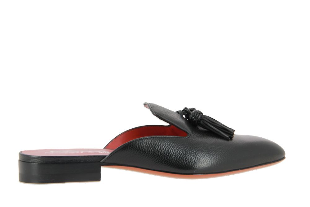 Santoni Pantolette CALF NERO (37 )