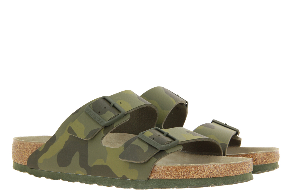 Birkenstock Pantolette NORMAL ARIZONA DESERT SOIL CAMO GREEN
