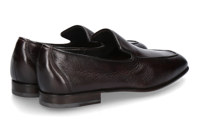 Santoni Slipper LEAHTER DARK BROWN (44) Santoni Slipper LEAHTER DARK BROWN (44)
