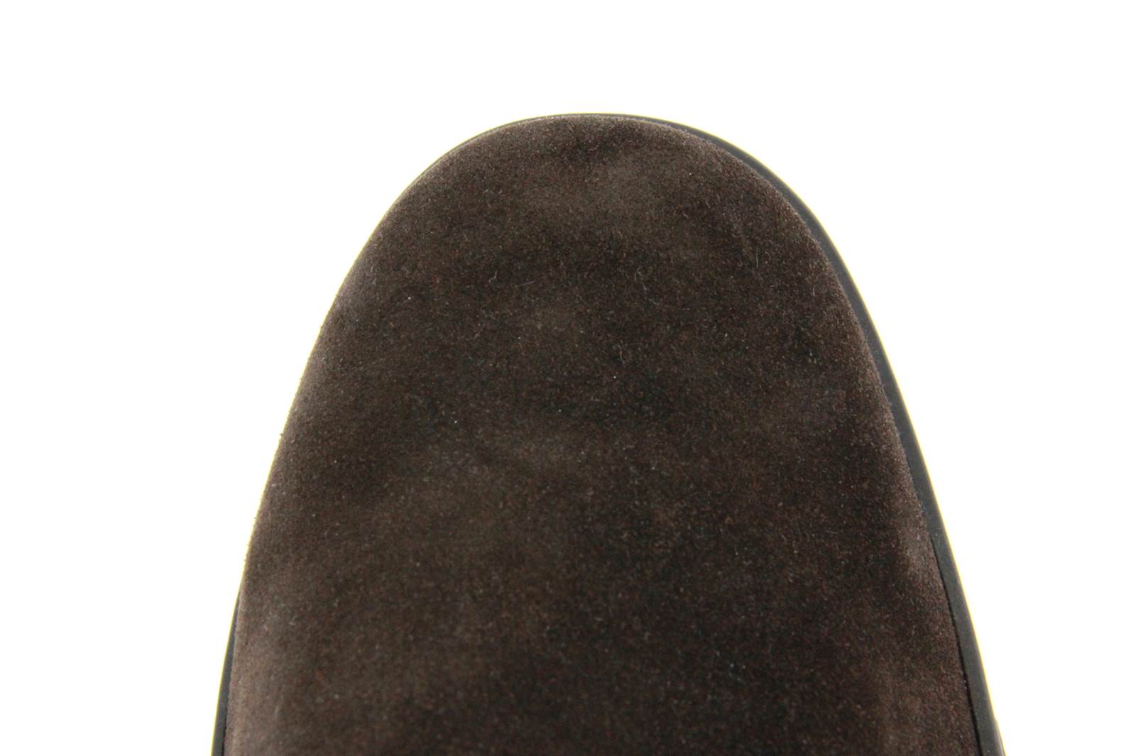 Salvatore Ferragamo Schnürstiefelette COLLIN NEW CHOCOLATE SUEDE (46½)