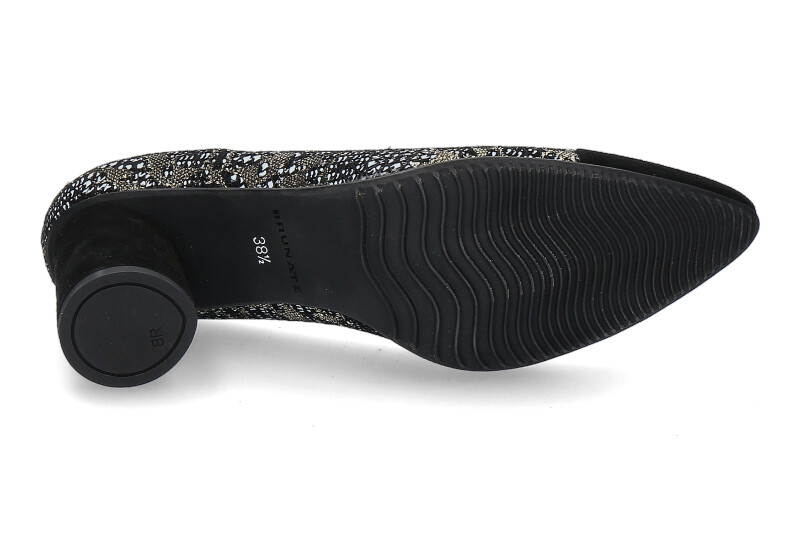 Brunate Pumps BIBA CAMOSCIO NERO PRINCE GOLD (36½) Brunate Pumps BIBA CAMOSCIO NERO PRINCE GOLD (36½)