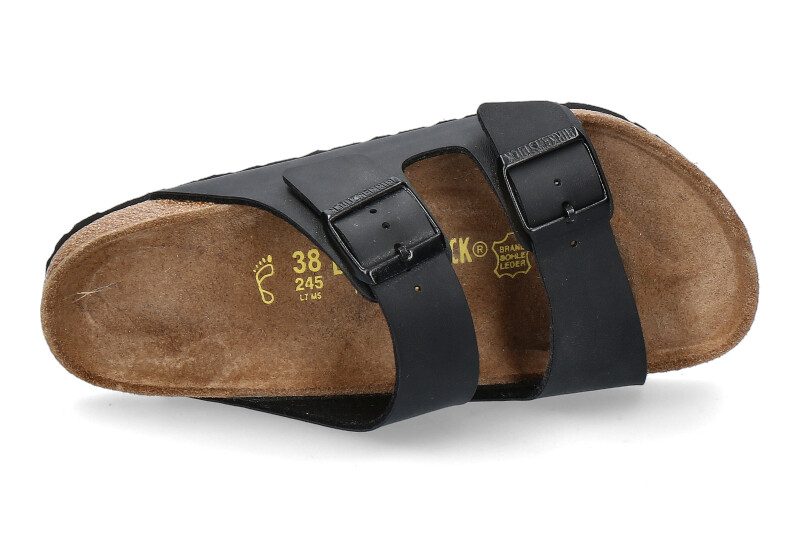 Birkenstock Pantolette ARIZONA NORMAL BIRKO-FLOR SCHWARZ (46)