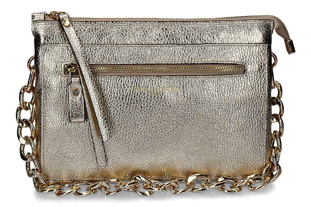 Gianni Notaro Handtasche- platino/ gold