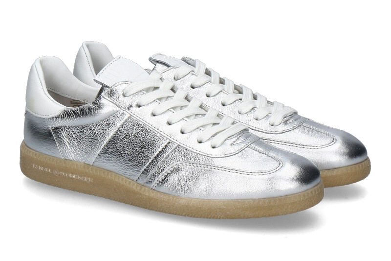 Kennel & Schmenger Sneaker CRACK CALF- silver/ bianco