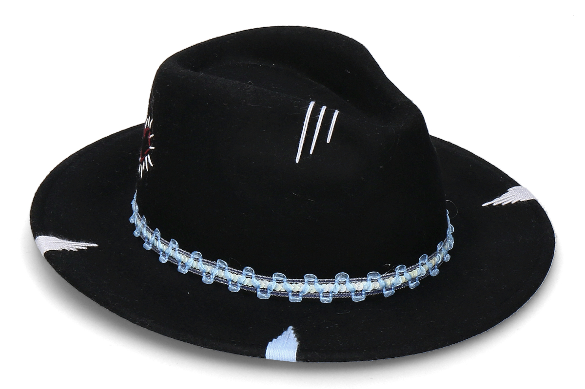 The Hat Gang Filzhut FULL OF LOVE- C22 black/ schwarz