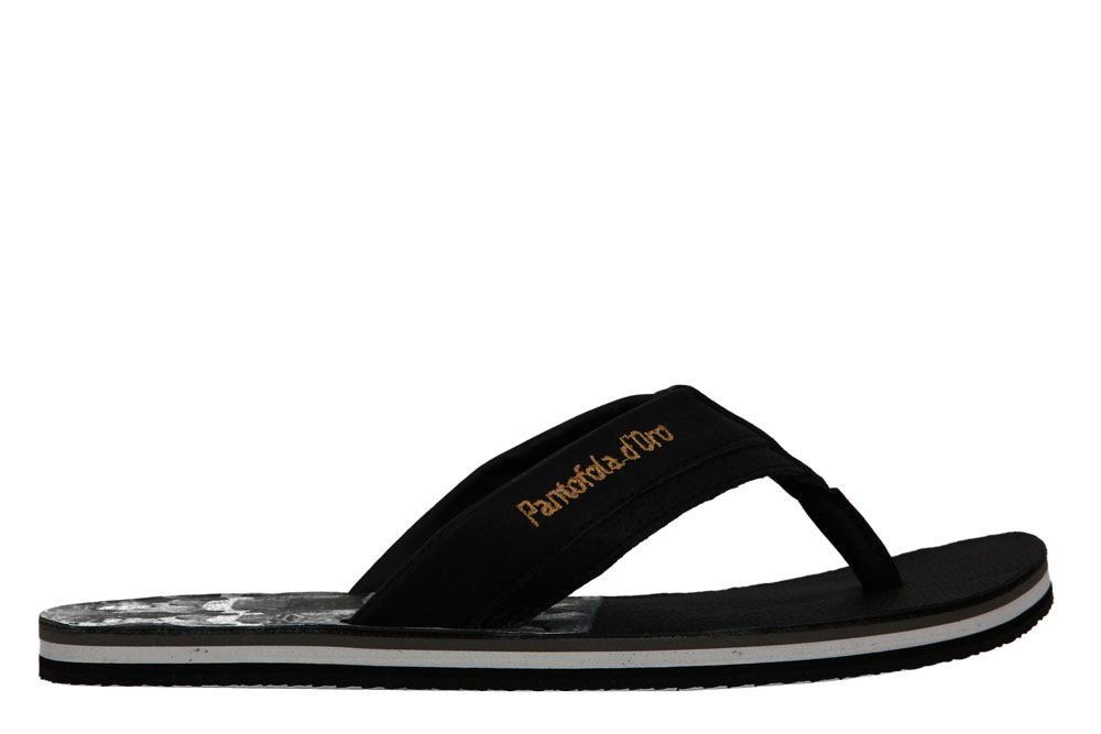 Pantofola d´Oro Flip Flop SARDINIA SLIPPER UOMO BLACK (43)
