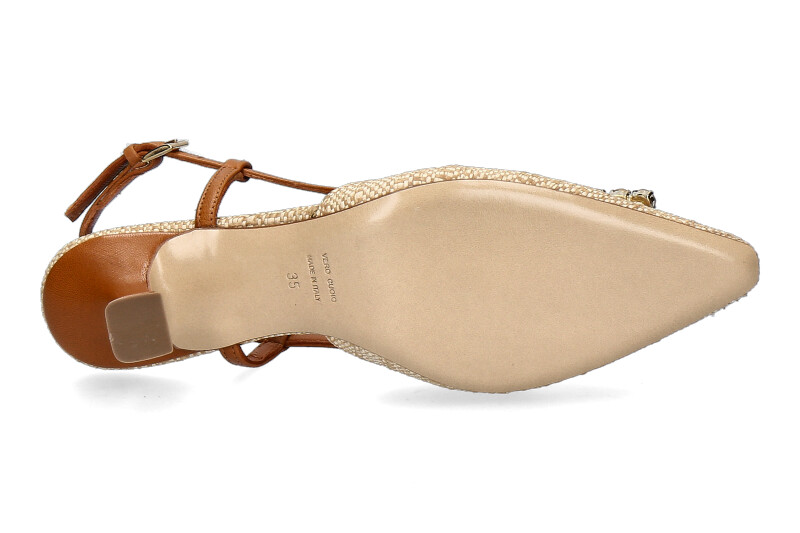 Roberto Festa Slingpumps STEFI RAFFIA PAGLIA CUOIO ZN8004