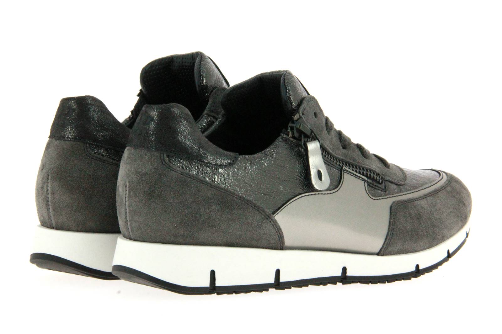 Paul Green Sneaker R. SUEDE CRUSHED MET PIOMBO (40)