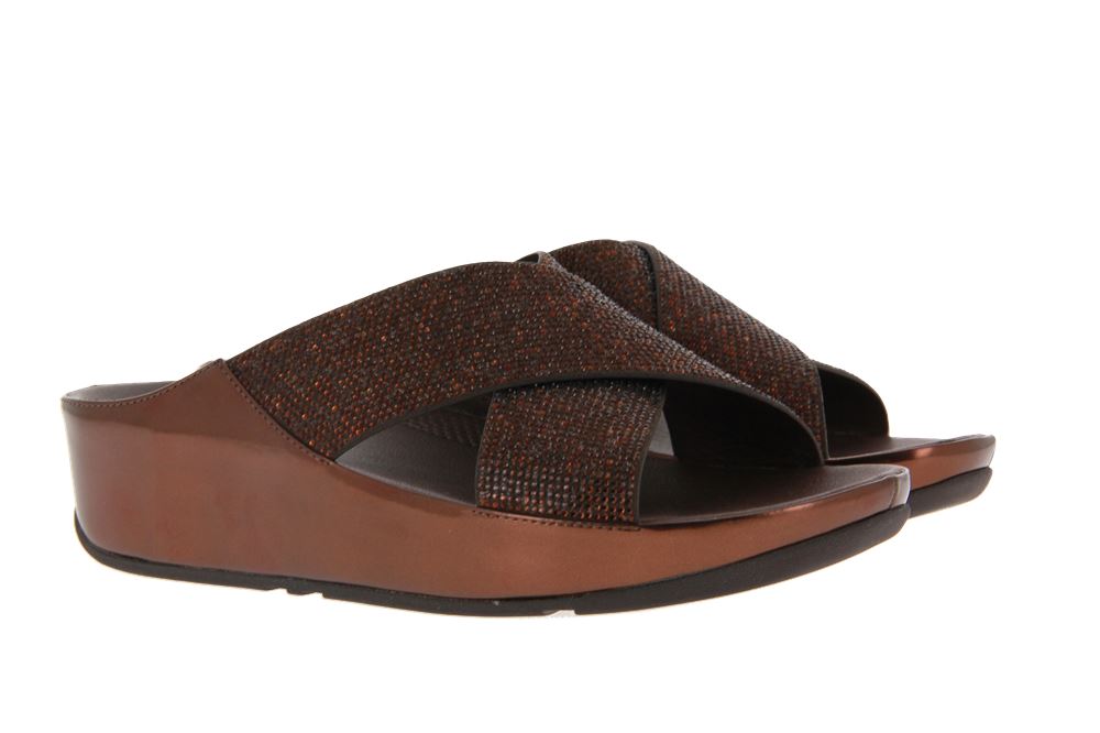 Fitflop Pantolette CRYSTALL™ SLIDE BRONZE (37 )