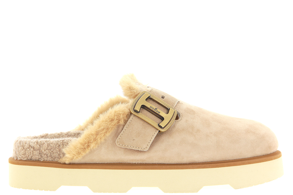 Hogan Pantolette gefüttert SABOT PELO BEIGE 