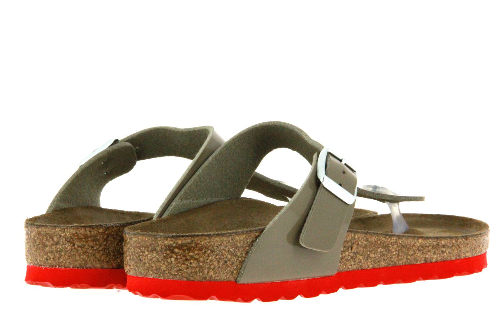 Birkenstock Pantolette GIZEH NORMAL LACK FOSSIL (38)