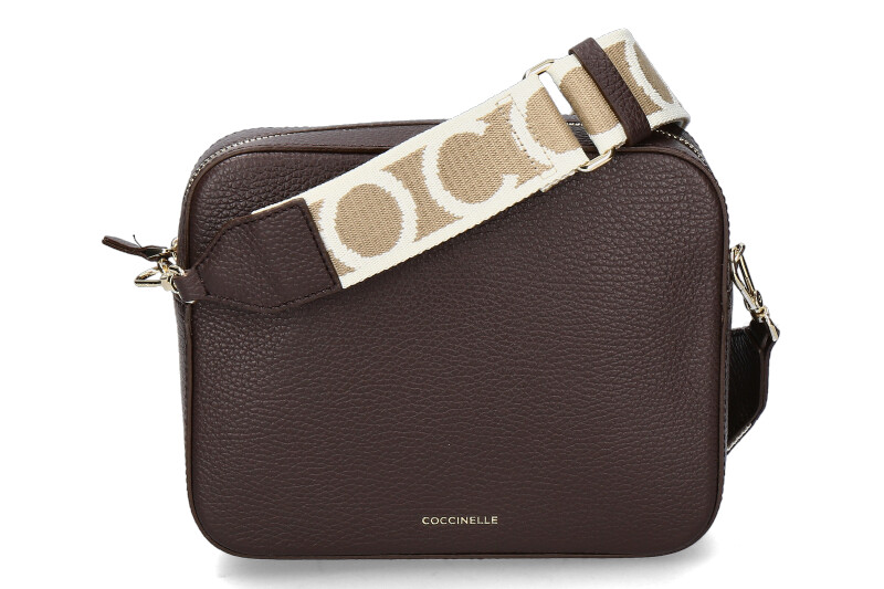 Coccinelle Umhängetasche MINI TEBE GRAINED LEATHER- fondant brown/braun Coccinelle Umhängetasche MINI TEBE GRAINED LEATHER- fondant brown/braun