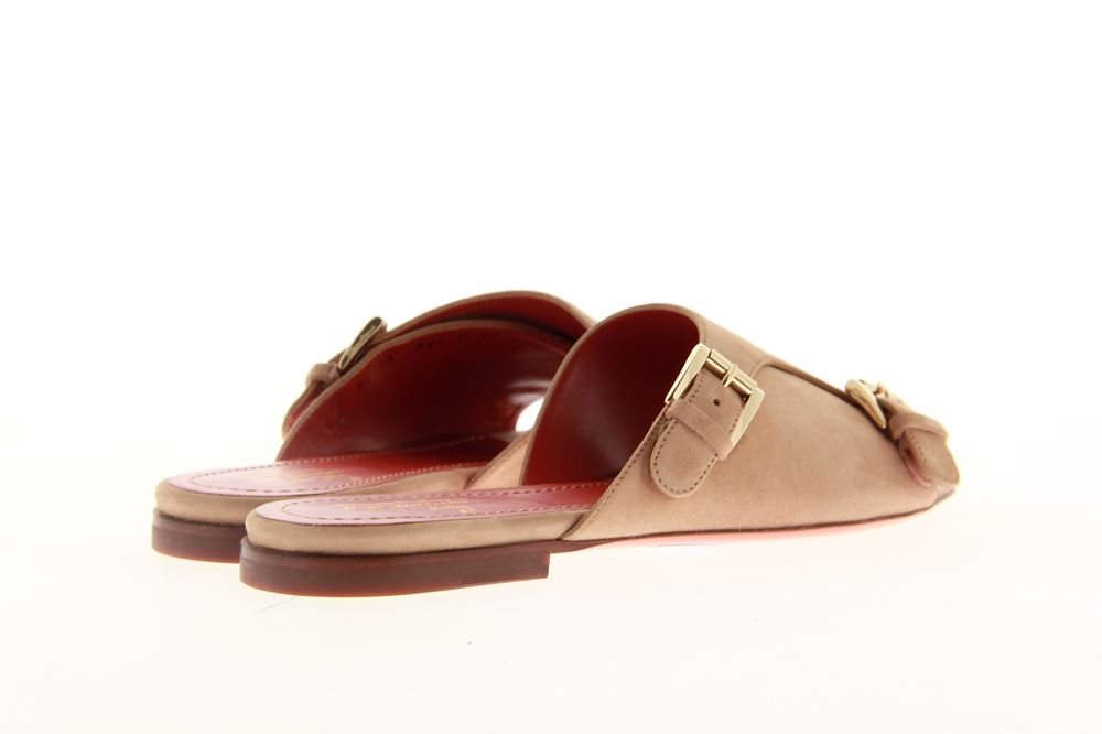 Santoni Pantolette CAMOSCIO APRICOT (38)