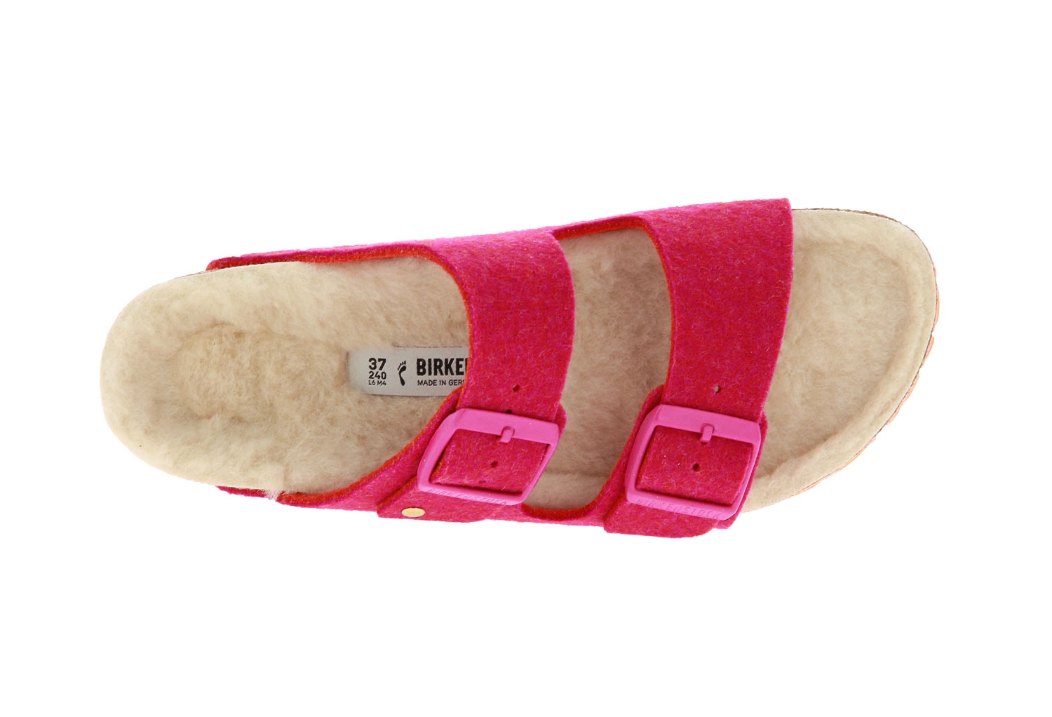 Birkenstock Pantolette SCHMAL ARIZONA RIVET DOUBLEFACE FUCHSIA (39) Birkenstock Pantolette SCHMAL ARIZONA RIVET DOUBLEFACE FUCHSIA (39)