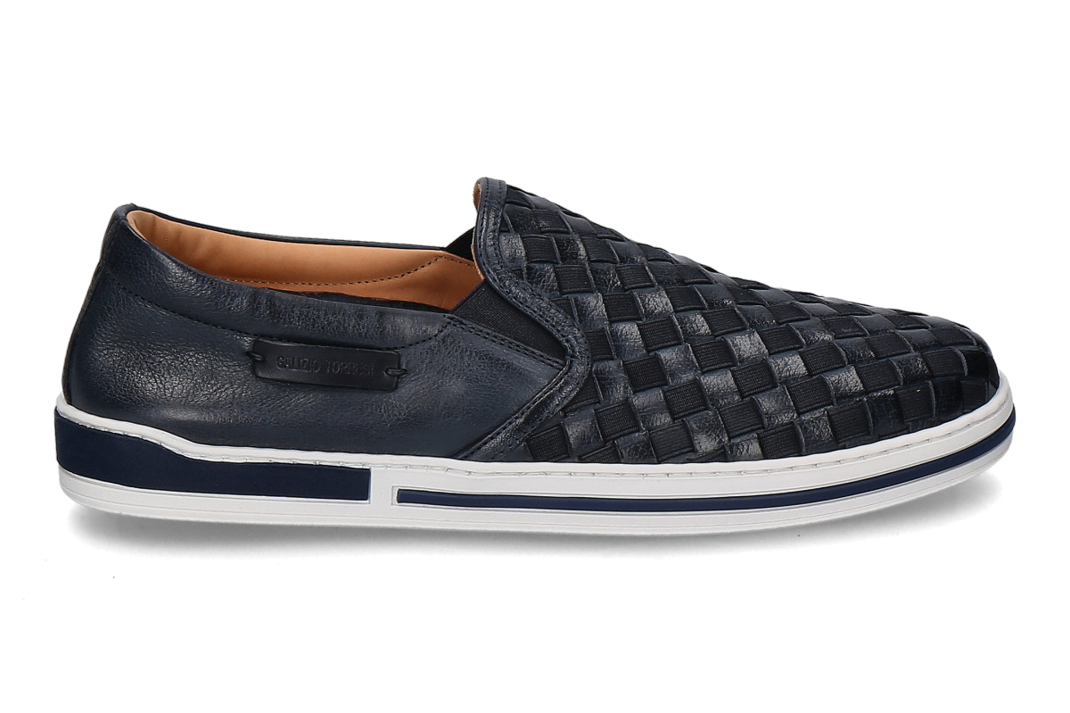 Galizio Torresi Slipper BUFALO ELASTICO- blau/ blue