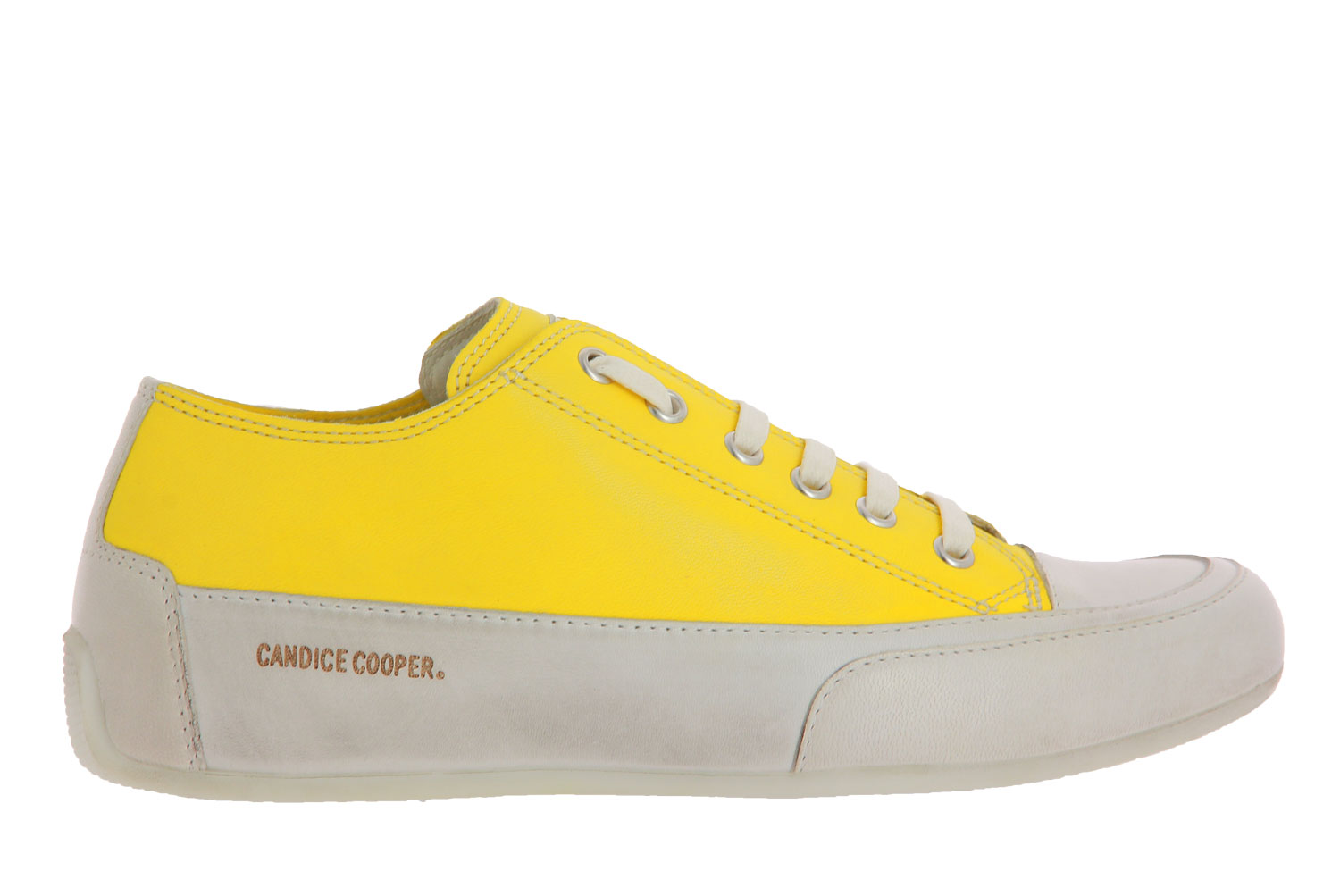 Candice Cooper Sneaker ROCK TAMPONATO GIALLO PANNA (40)