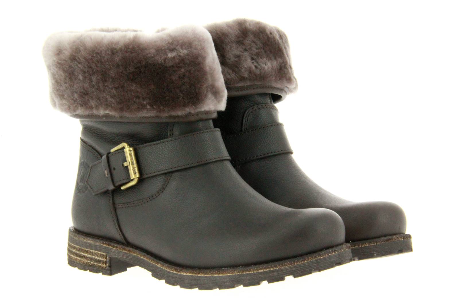 Panama Jack Stiefelette gefüttert SINGAPUR IGLOO NAPA GRASS MARRON BROWN (38)