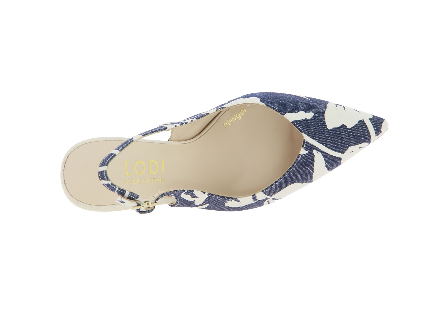 Lodi Slingpumps RAIAN-TE AMAPOLA NAVY GLOVE MARFIL (38½)