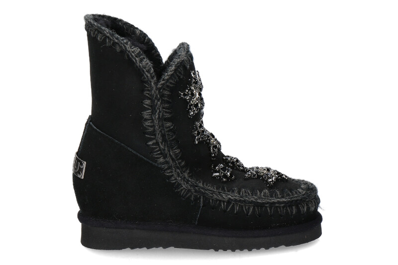 mou Boots INNER WEDGE SHORT CRYSTAL STARS (42)