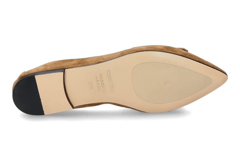 Pomme D'Or Slipper GRACE CAMOSCIO CARAMEL (41)