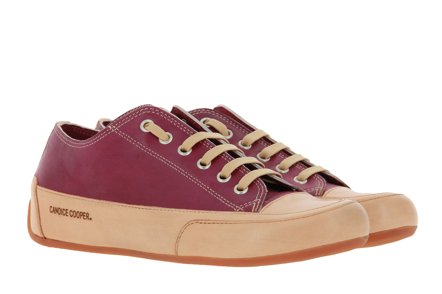 Candice Cooper Sneaker ROCK TAMPONATO BORDEAUX BEIGE (38½)