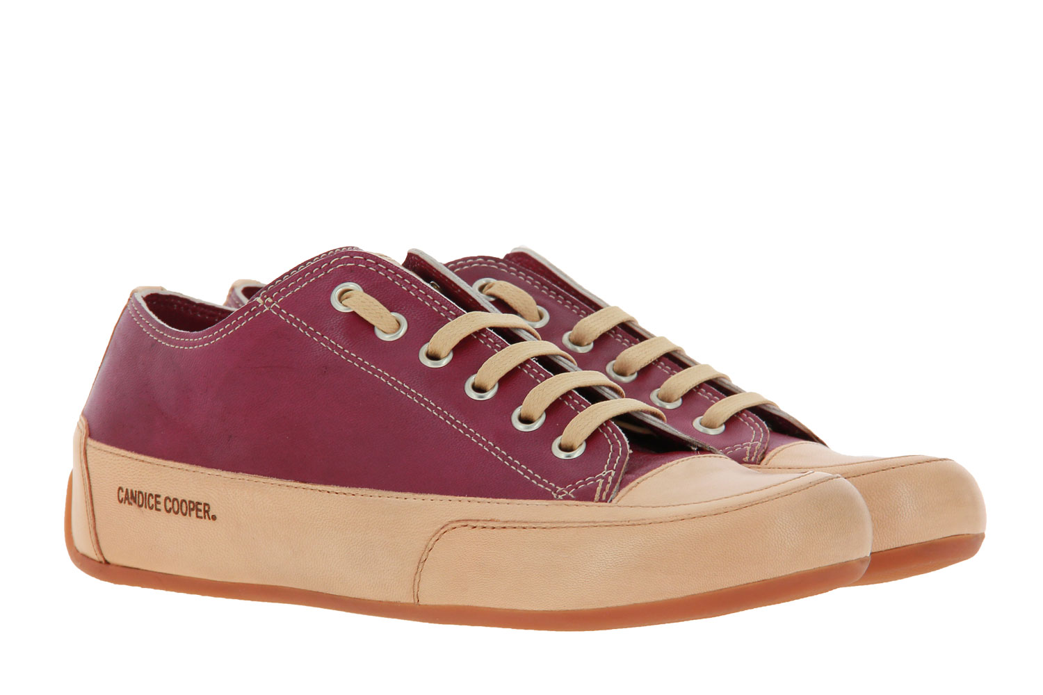 Candice Cooper Sneaker ROCK TAMPONATO BORDEAUX BEIGE (37 )