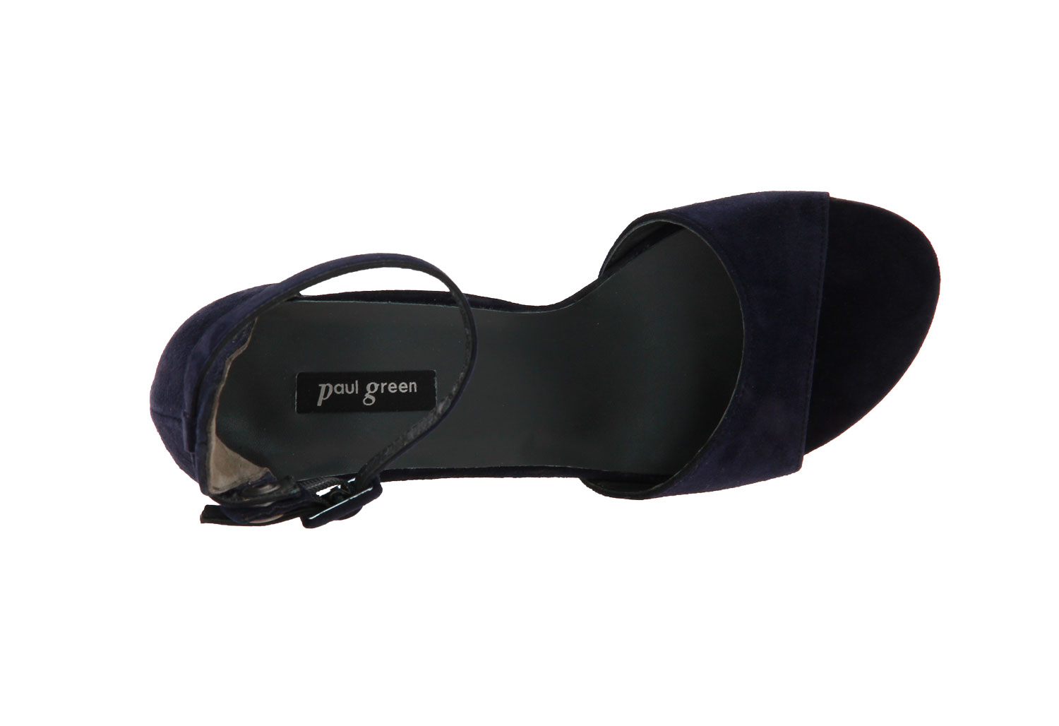 Paul Green Sandalette SAMTZIEGE BLAU (38)