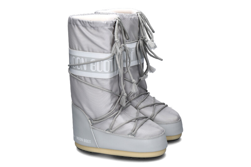 Moon Boot Snowboots ICON NYLON GLACIER GREY