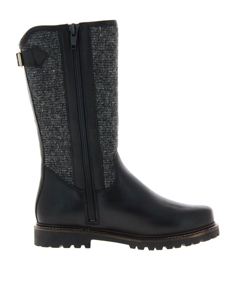 Dirndl + Bua Stiefel gefüttert PANIOLO LODEN SCHWARZ GRAU (42) Dirndl + Bua Stiefel gefüttert PANIOLO LODEN SCHWARZ GRAU (42)