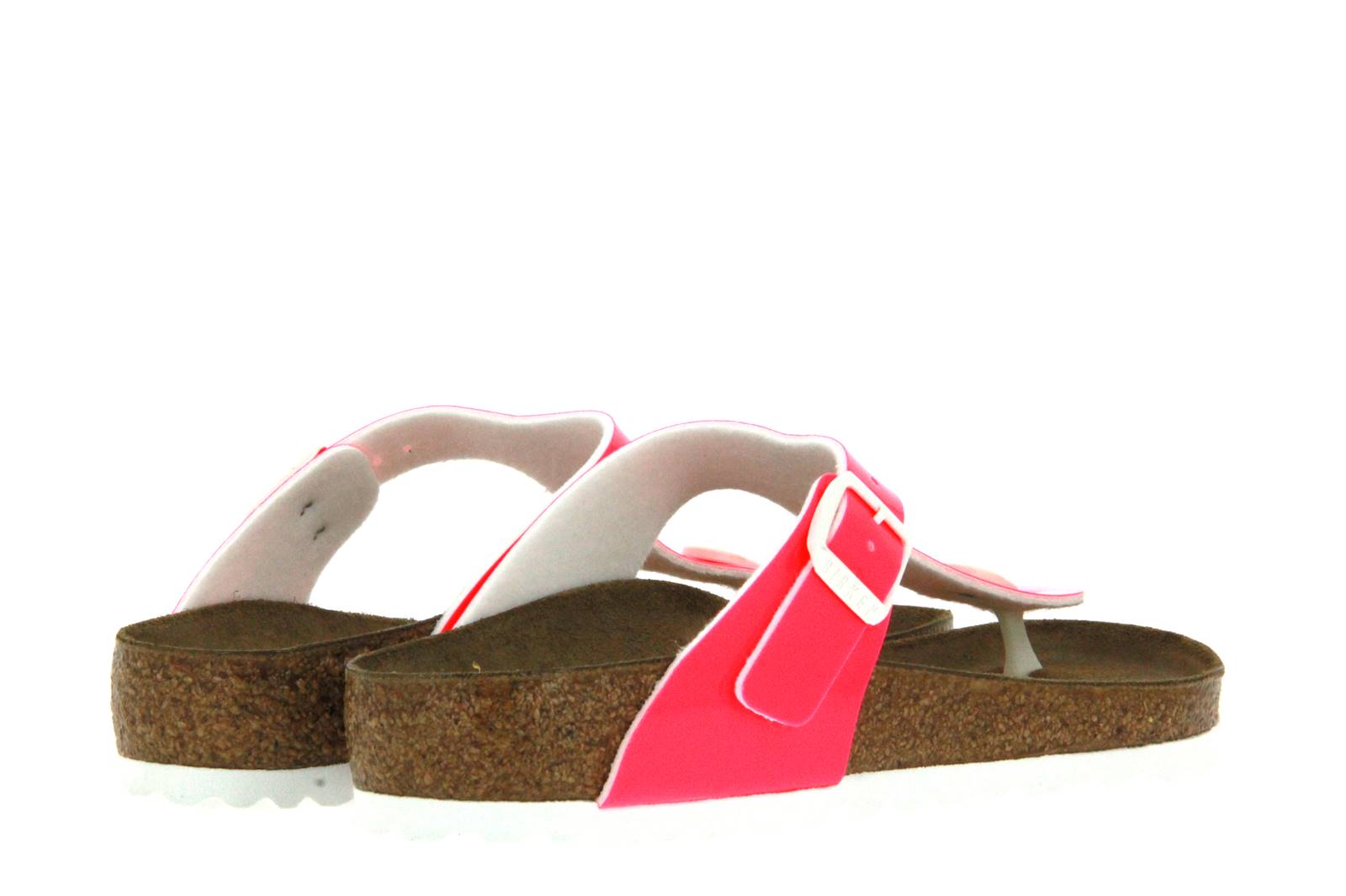 Birkenstock Pantolette GIZEH NORMAL BIRKO-FLOR PATENT NEON PINK (39)