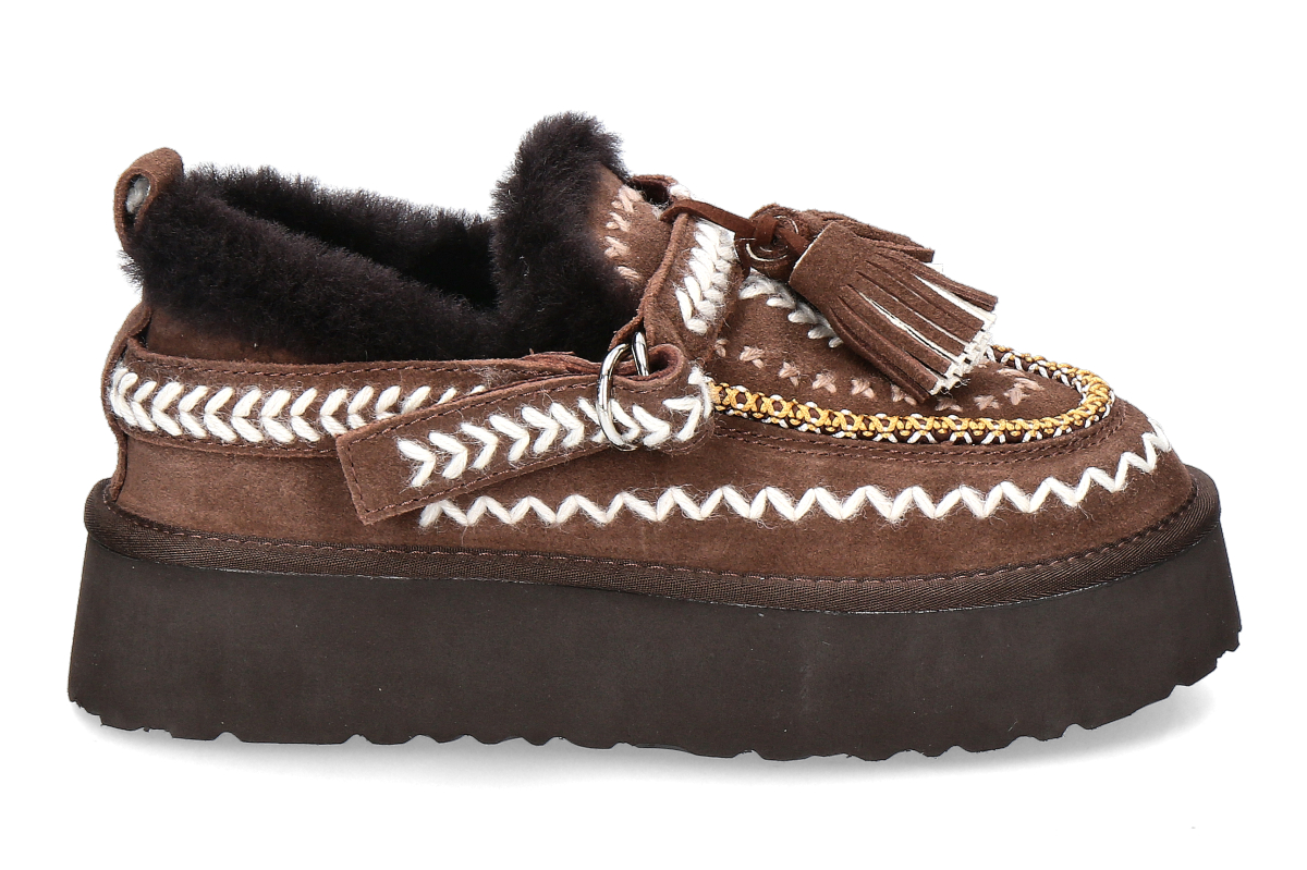 Nan-Ku Couture Bootie gefüttert DFH13 - coffee/braun  Nan-Ku Couture Bootie gefüttert DFH13 - coffee/braun