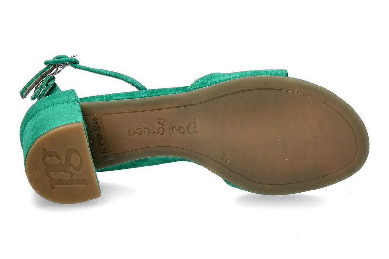 Paul Green Sandalette SAMTZIEGE SMARAGD JE6861