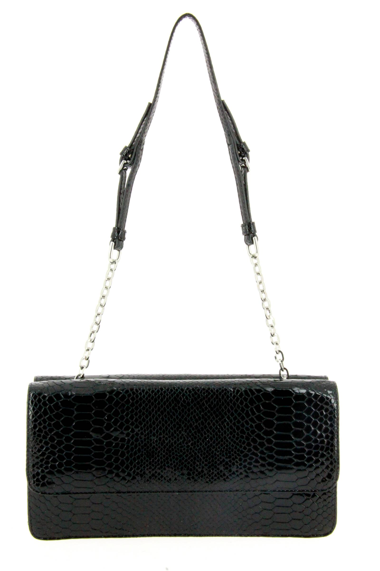 Stuart Weitzman Tasche DUPLEX BLACK CRYSTAL SNAKE 