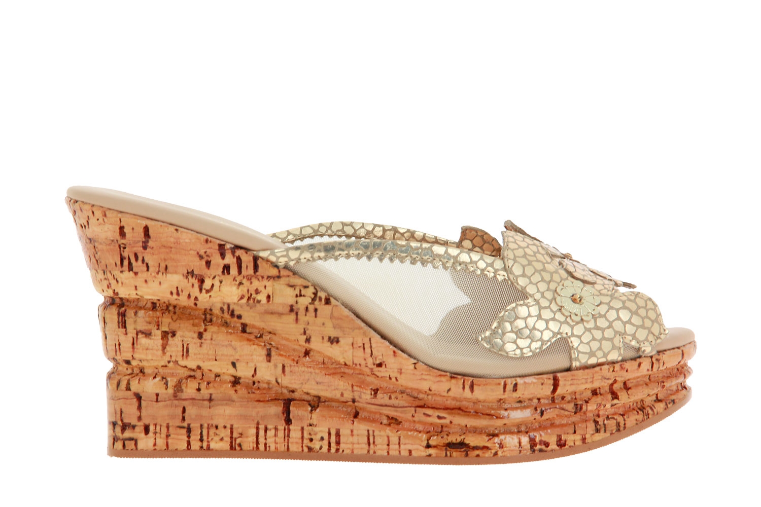 Fernando Pensato Pantolette VEGAS RETE BLUSE FANGO STRASS (40)