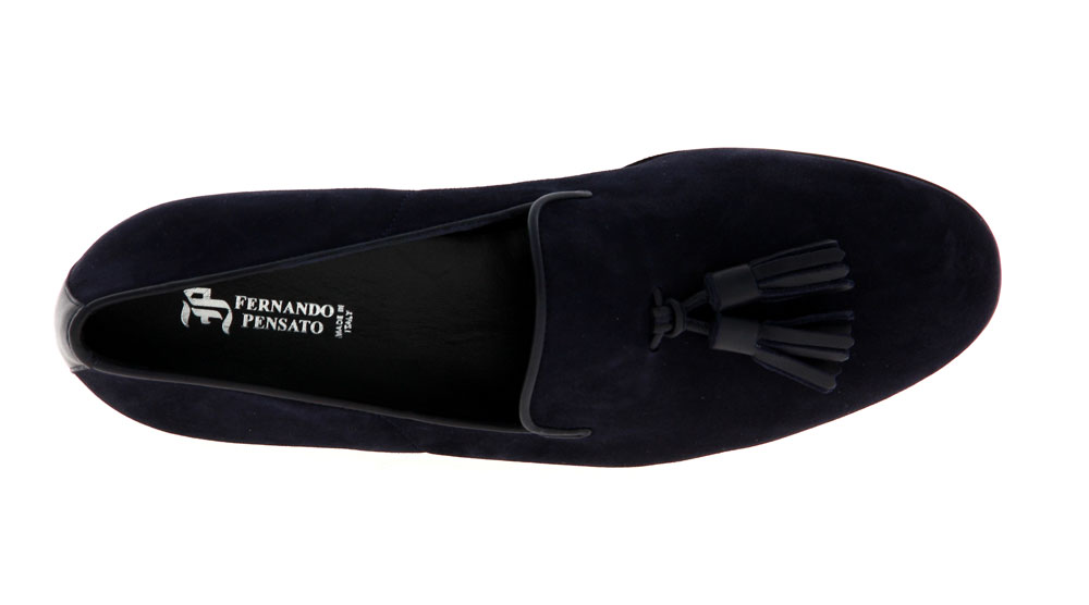 Fernando Pensato Loafer CLYDE CAMOSCIO BLU (44)