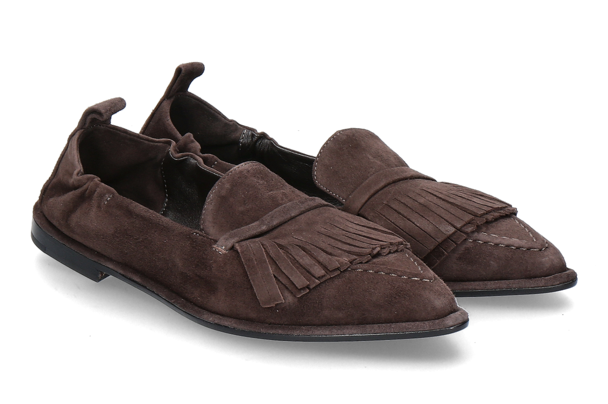 Pomme d'Or Loafer GRACE CAMOSCIO- coffee/ dunkelbraun