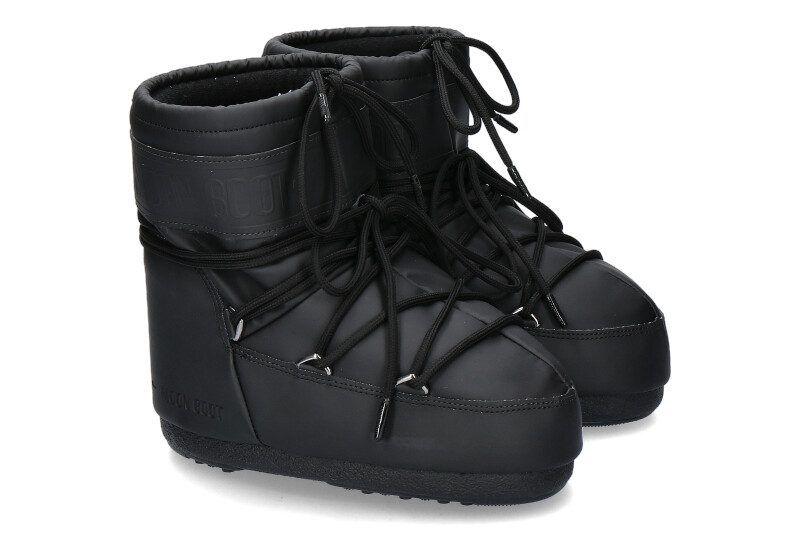 Moon Boot ICON LOW RUBBER BLACK