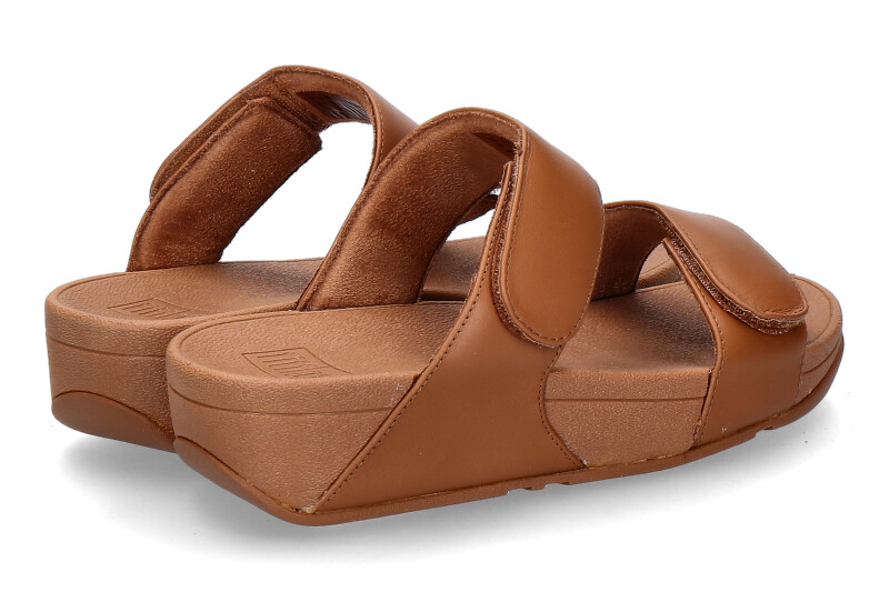 Fitflop Pantolette LULU ADJUSTABLE LIGHT TAN JE7390