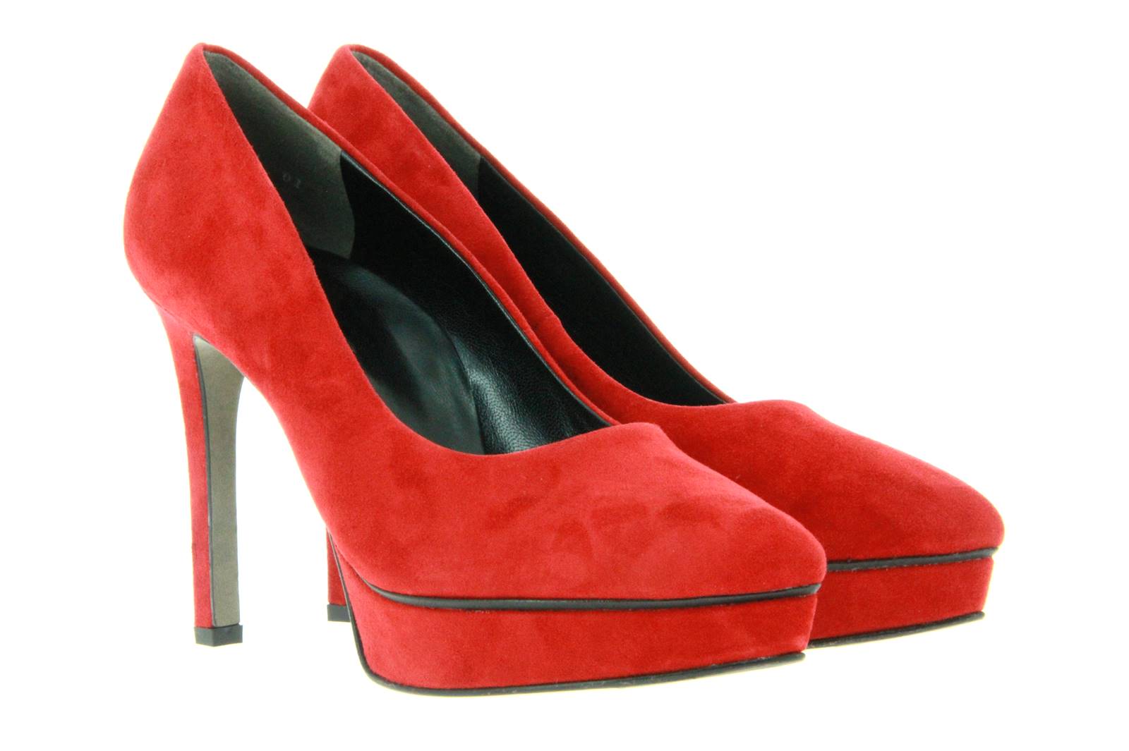 Paul Green High Heels SAMTZIEGE ROT  (37½)