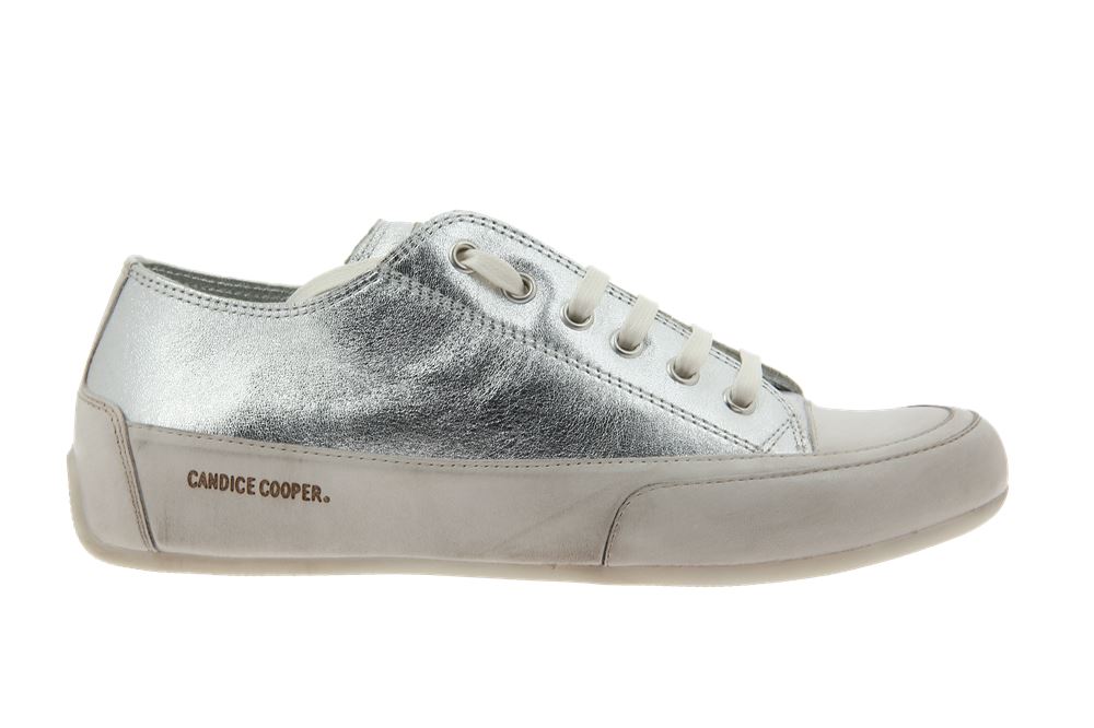 Candice Cooper Sneaker ROCK LAMINATO ARGENTO PANNA (41)