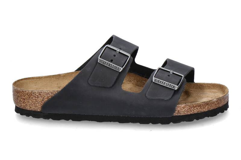 Birkenstock Pantolette ARIZONA NORMAL Naturleder schwarz