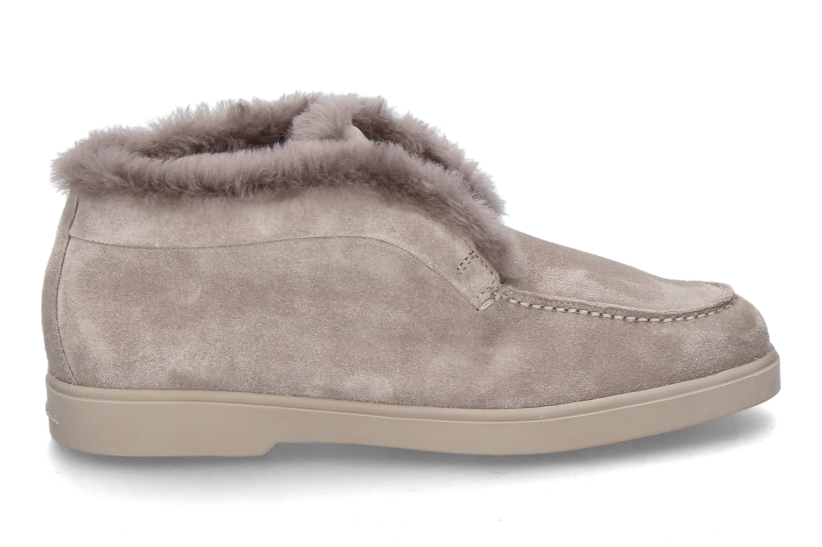 Santoni Damen- Bootie gefüttert FORTUNE VELOURS- brown/ taupe